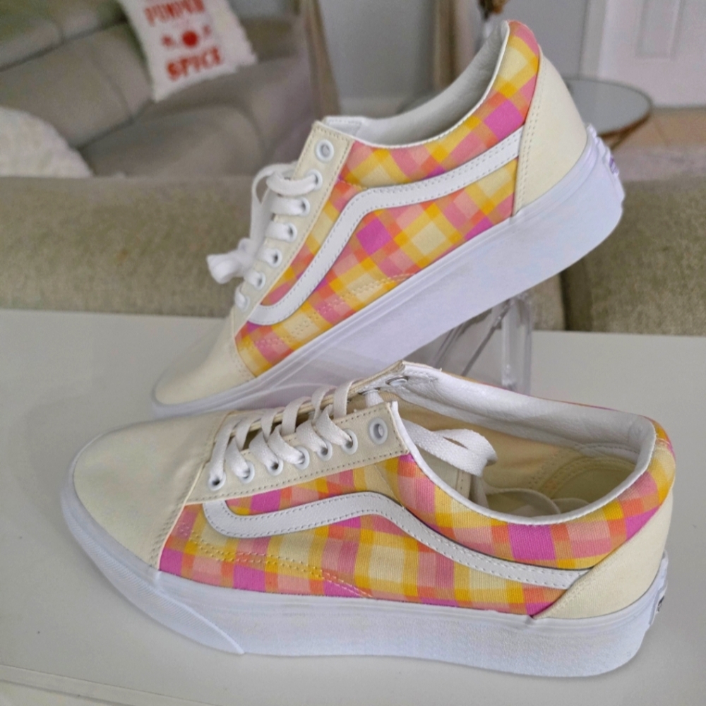 VANS Old Skool Stackform Platform Pastel Picnic P… - image 1